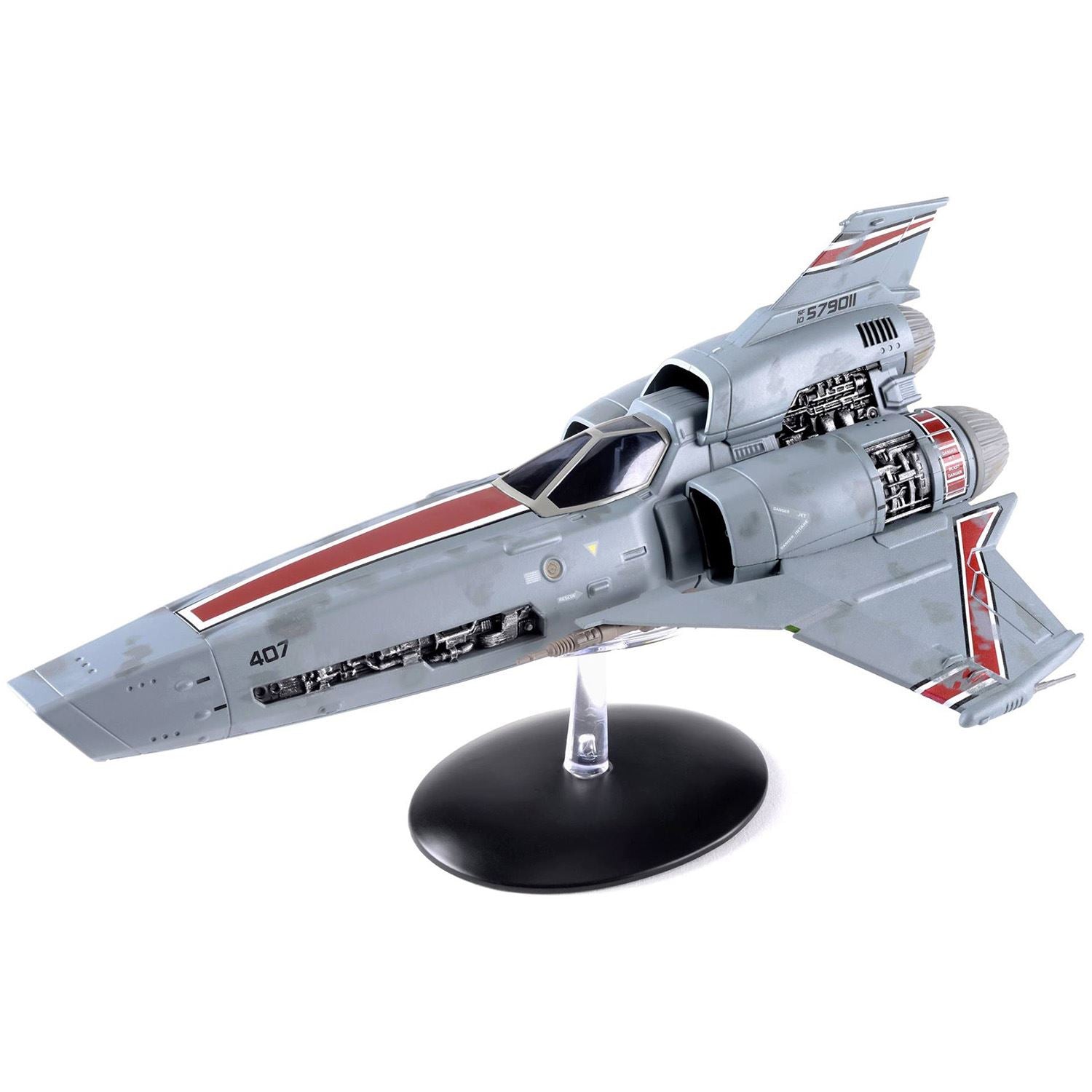 #15 Viper Mk III (Blood and Chrome) Model Diecast Ship (Eaglemoss / Battlestar Galactica) Real Merch