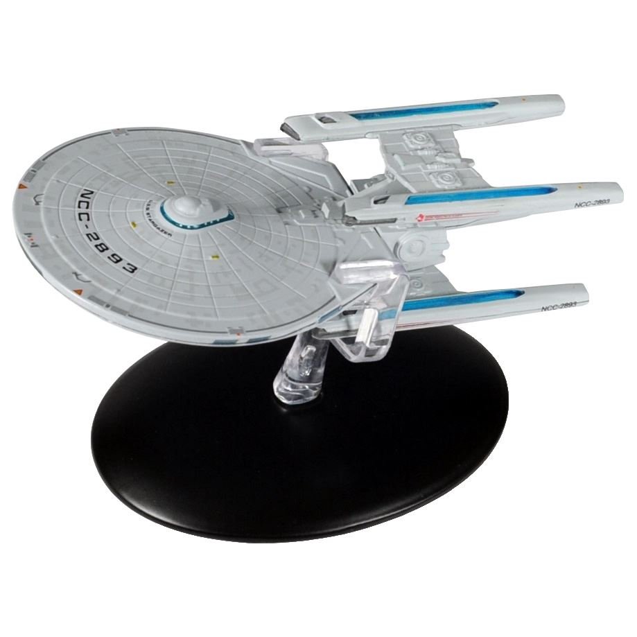 #19 U.S.S. Stargazer NCC-2893 (Constellation-class) CMC Diecast Model Ship (Eaglemoss / Star Trek) Real Merch