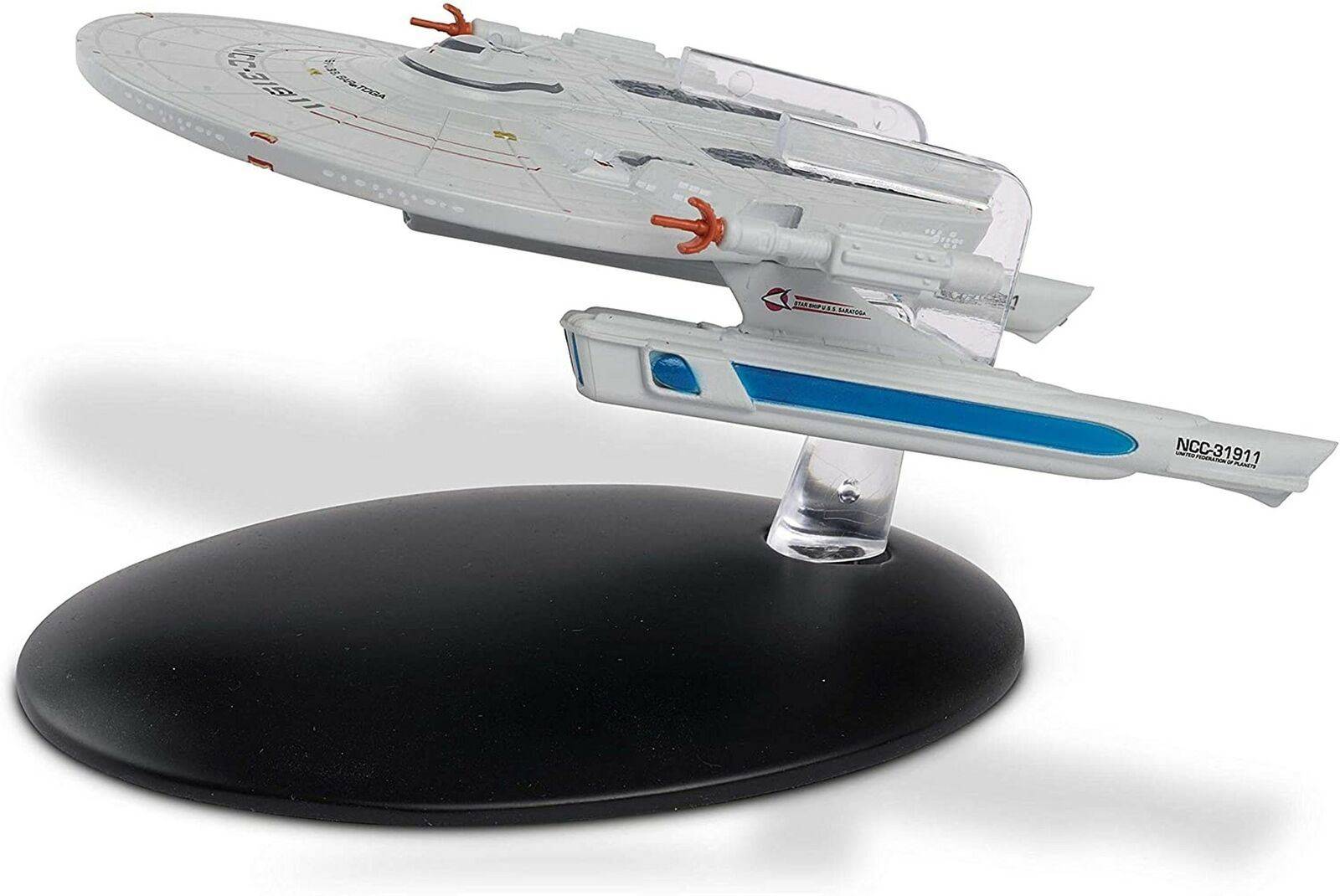 #91 U.S.S Saratoga NCC-31911 Die-Cast Model (Eaglemoss / Star Trek) Real Merch