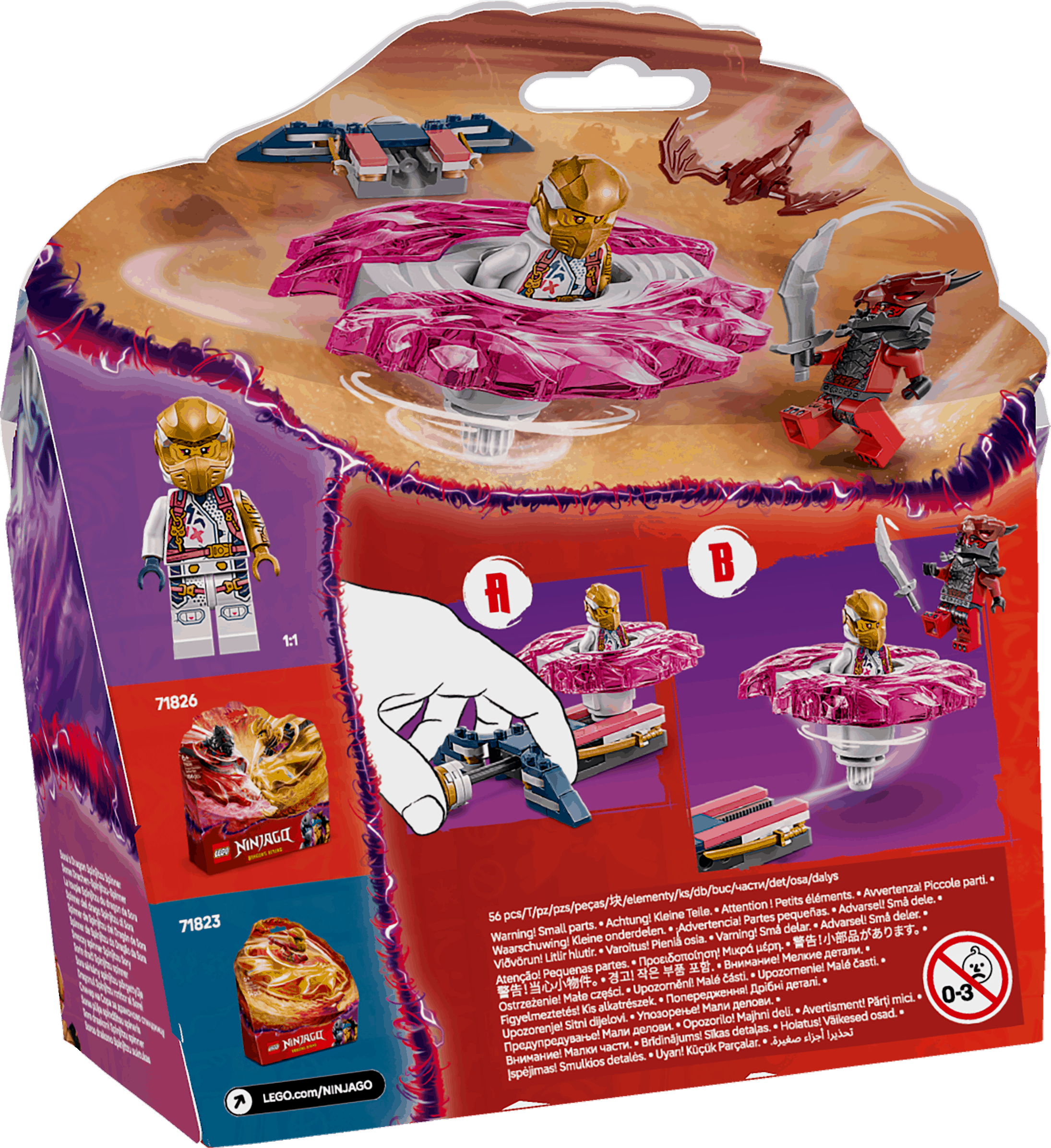 Lego Ninjago 71824 Sora's Dragon Spinjitzu Spinner Playset for Ages 6+ Curious Minds