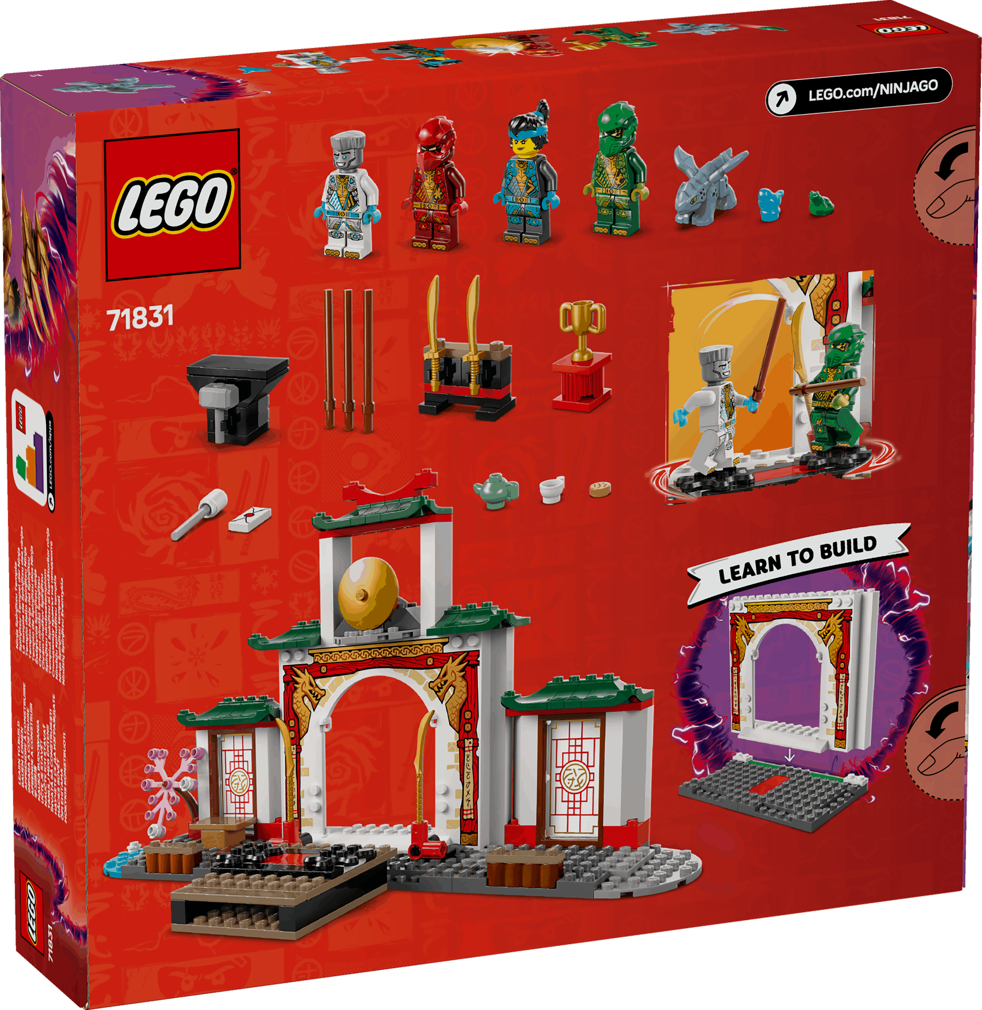 Lego Ninjago 71831 Ninja Spinjitzu Temple Playset for Ages 4 and Up Curious Minds