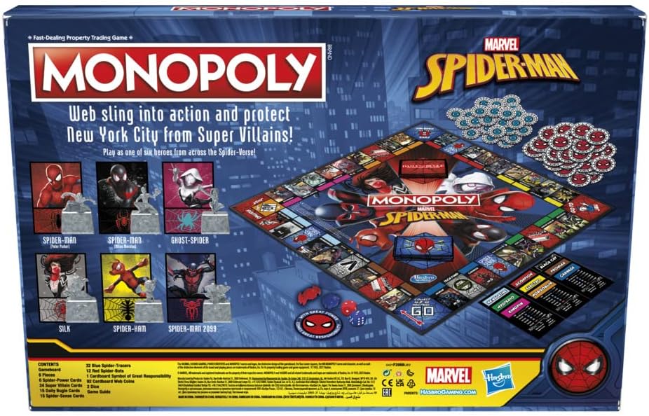 Monopoly: Marvel Spider-Man Edition Rooleo