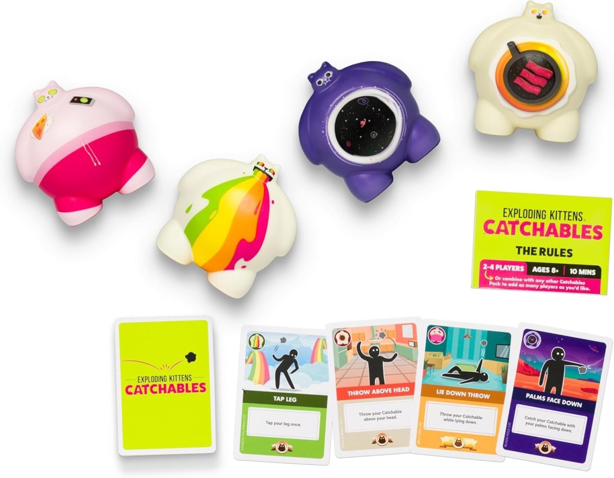 Exploding Kittens Catchables 4-Pack Rooleo