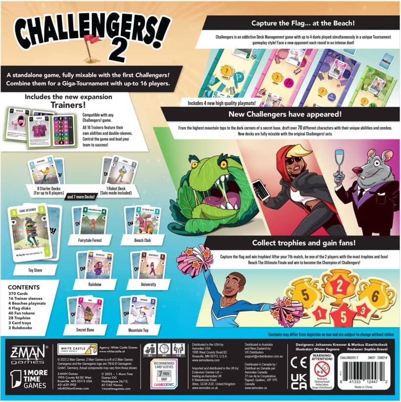 Challengers! Beach Cup Board Game Rooleo
