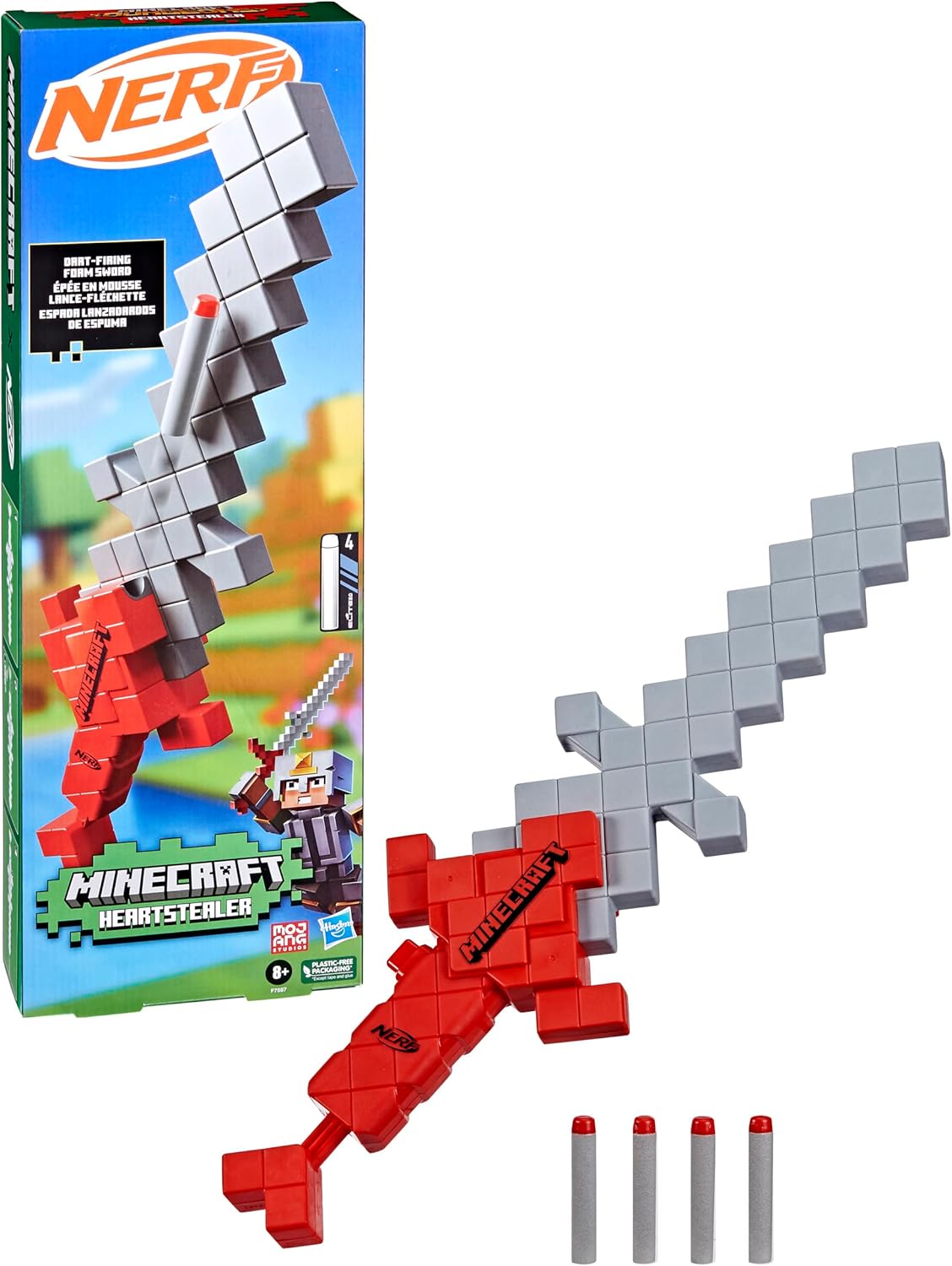 Nerf Heartstealer Minecraft Sword Rooleo