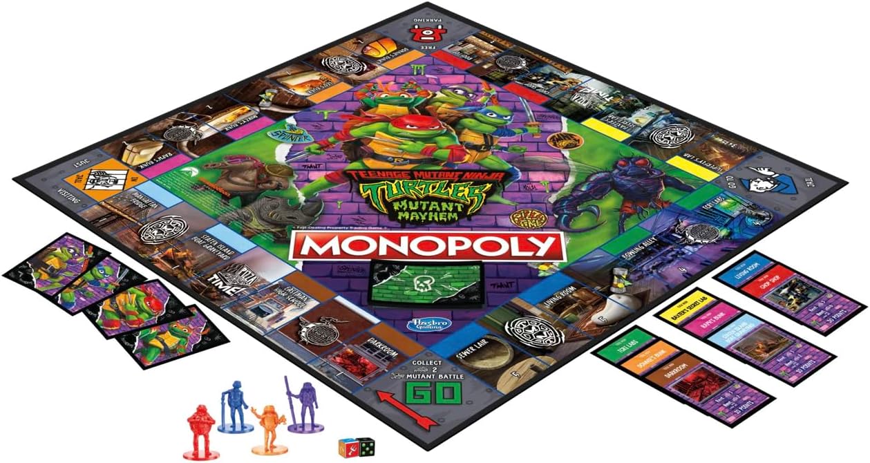 Teenage Mutant Ninjas Monopoly Mayhem Edition Rooleo