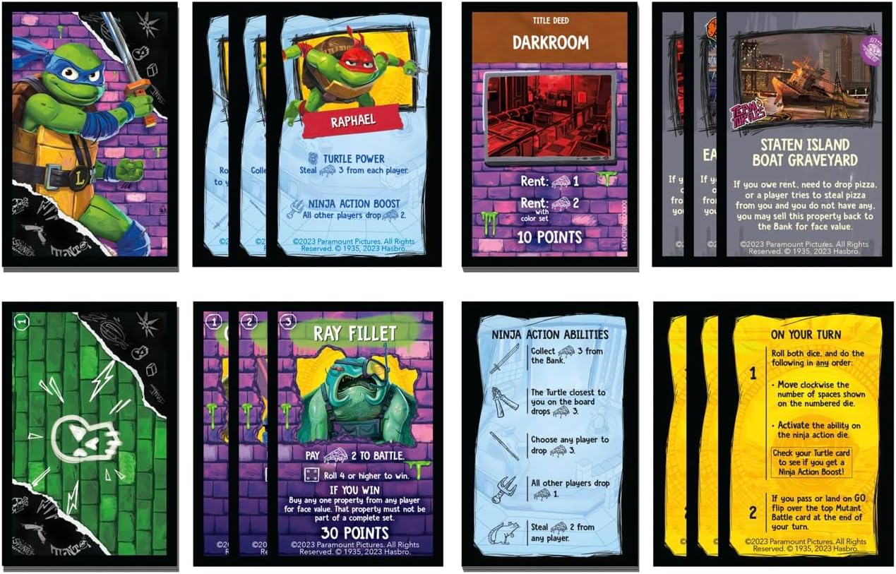 Teenage Mutant Ninjas Monopoly Mayhem Edition Rooleo