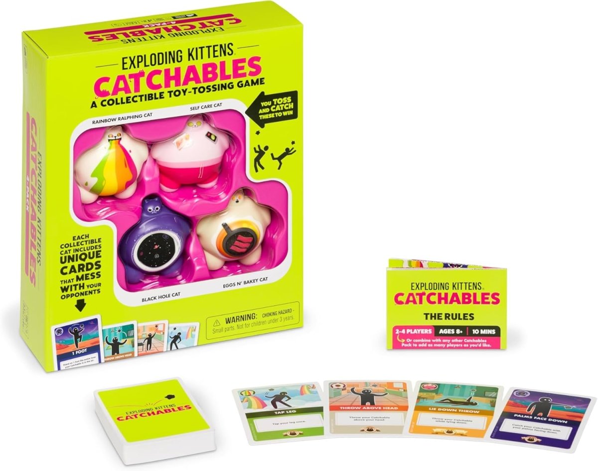 Exploding Kittens Catchables 4-Pack Rooleo