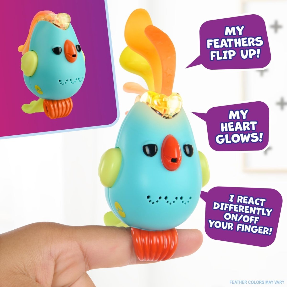 Fingerlings Sweet Tweets Interactive Bird: Lionel Rooleo