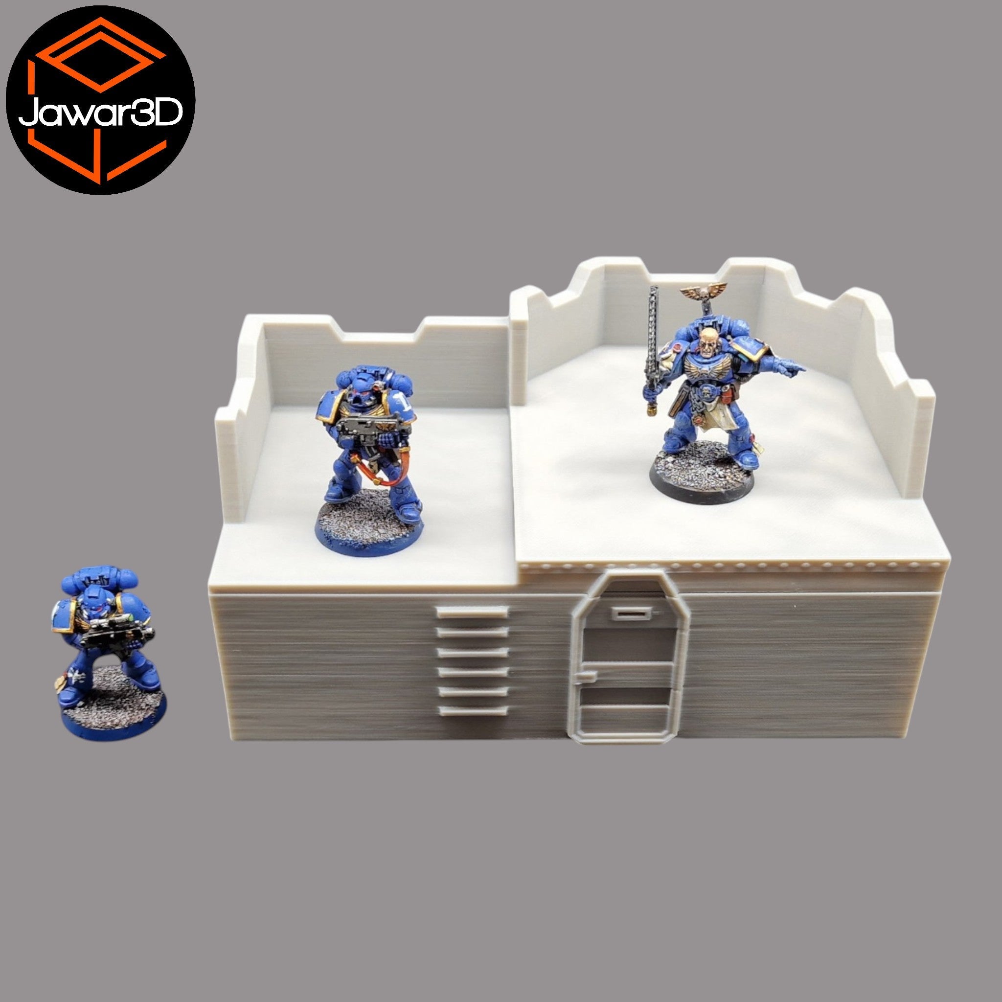 Sci-Fi Bunker Structure - 28mm Wargaming Scatter Terrain Scenery Tabletop Jawar3d