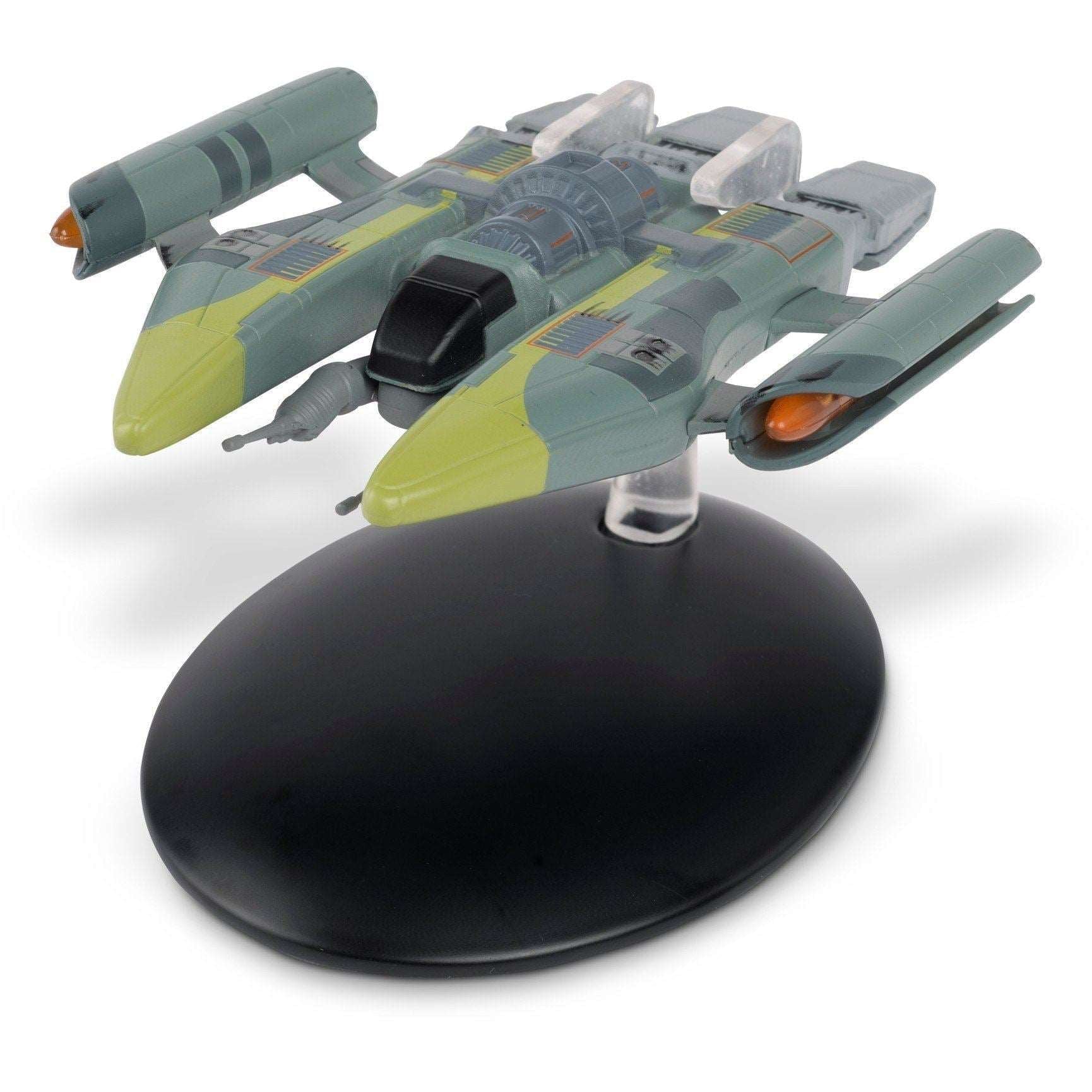 #139 Vaadwaur Assault Fighter Model Die Cast Ship (Eaglemoss / Star Trek) Real Merch