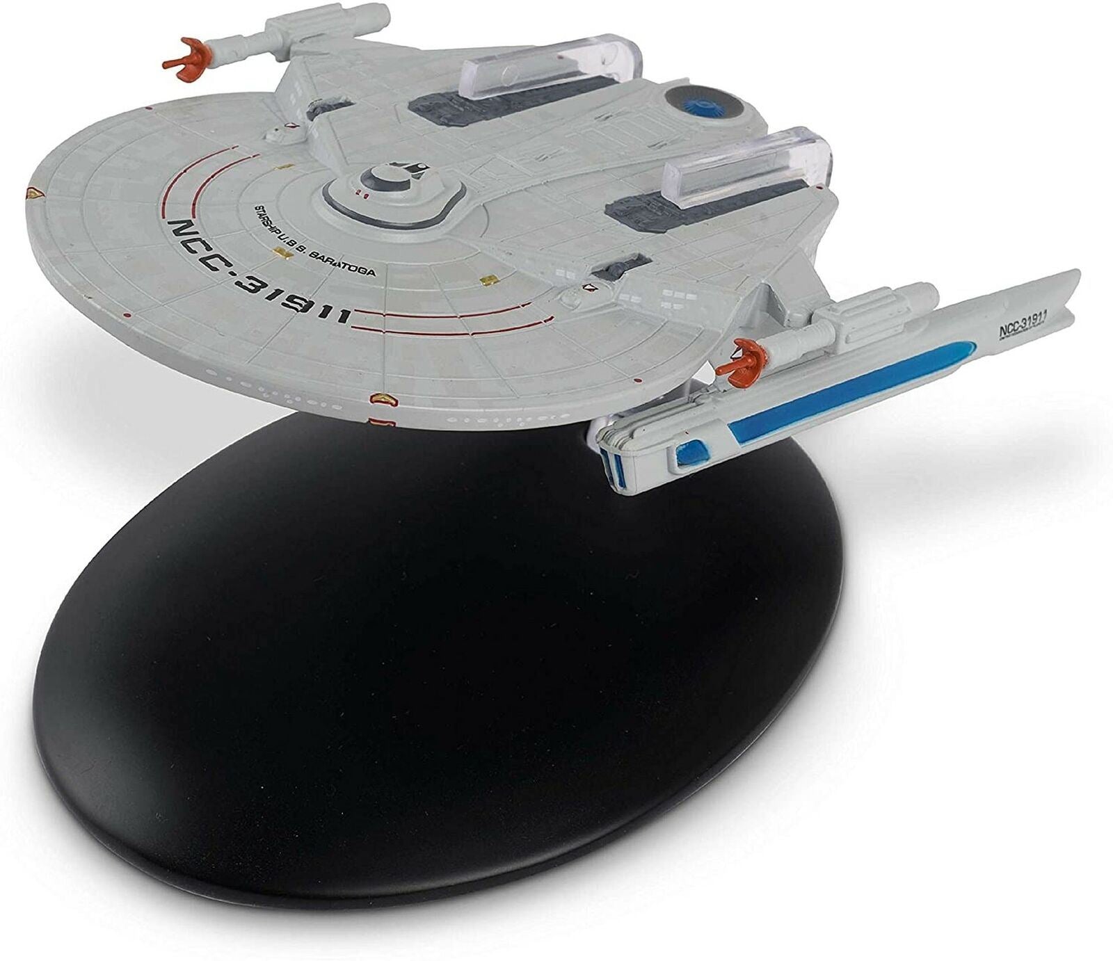 #91 U.S.S Saratoga NCC-31911 Die-Cast Model (Eaglemoss / Star Trek) Real Merch