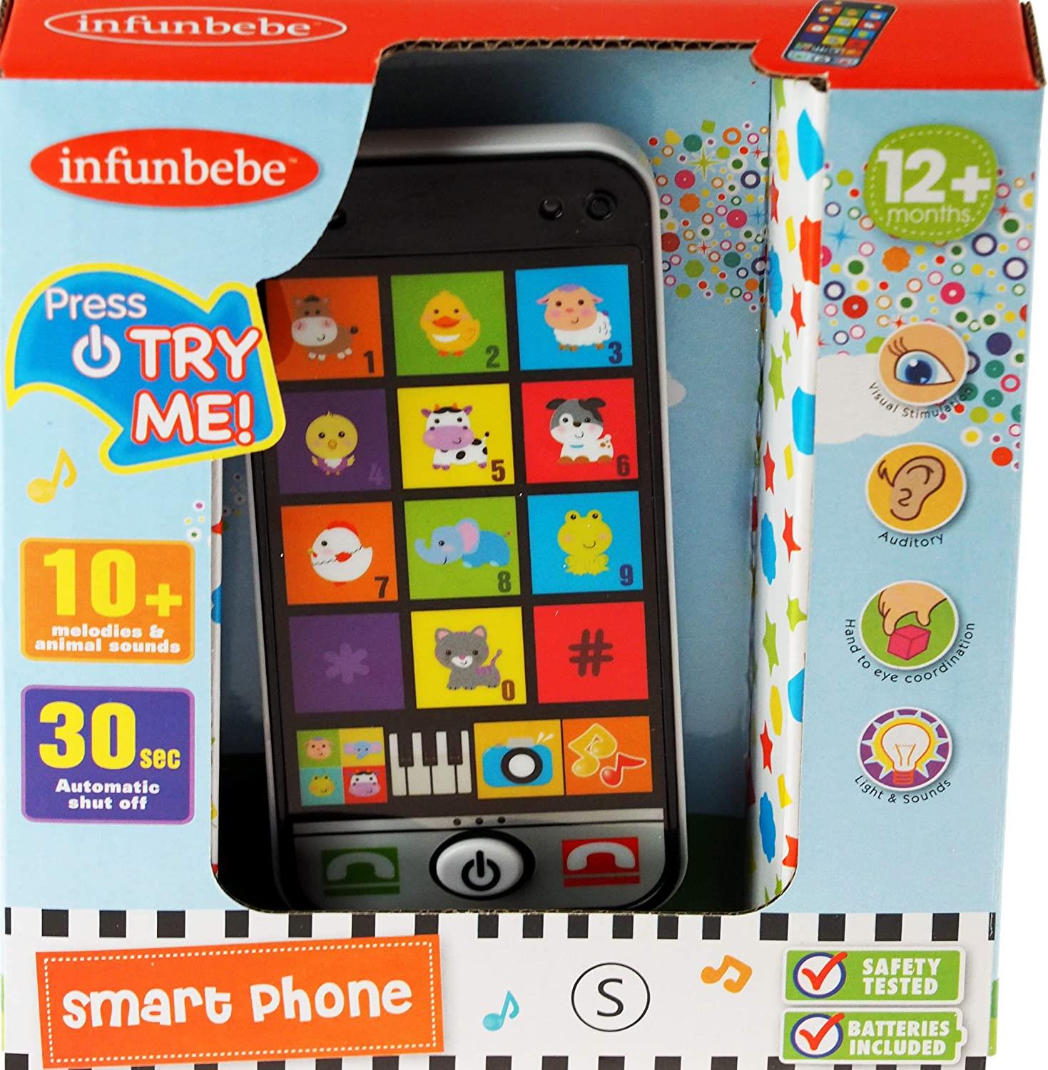 Baby's Pretend Smart Phone Sensory Toy with Sound Effects Curious Minds