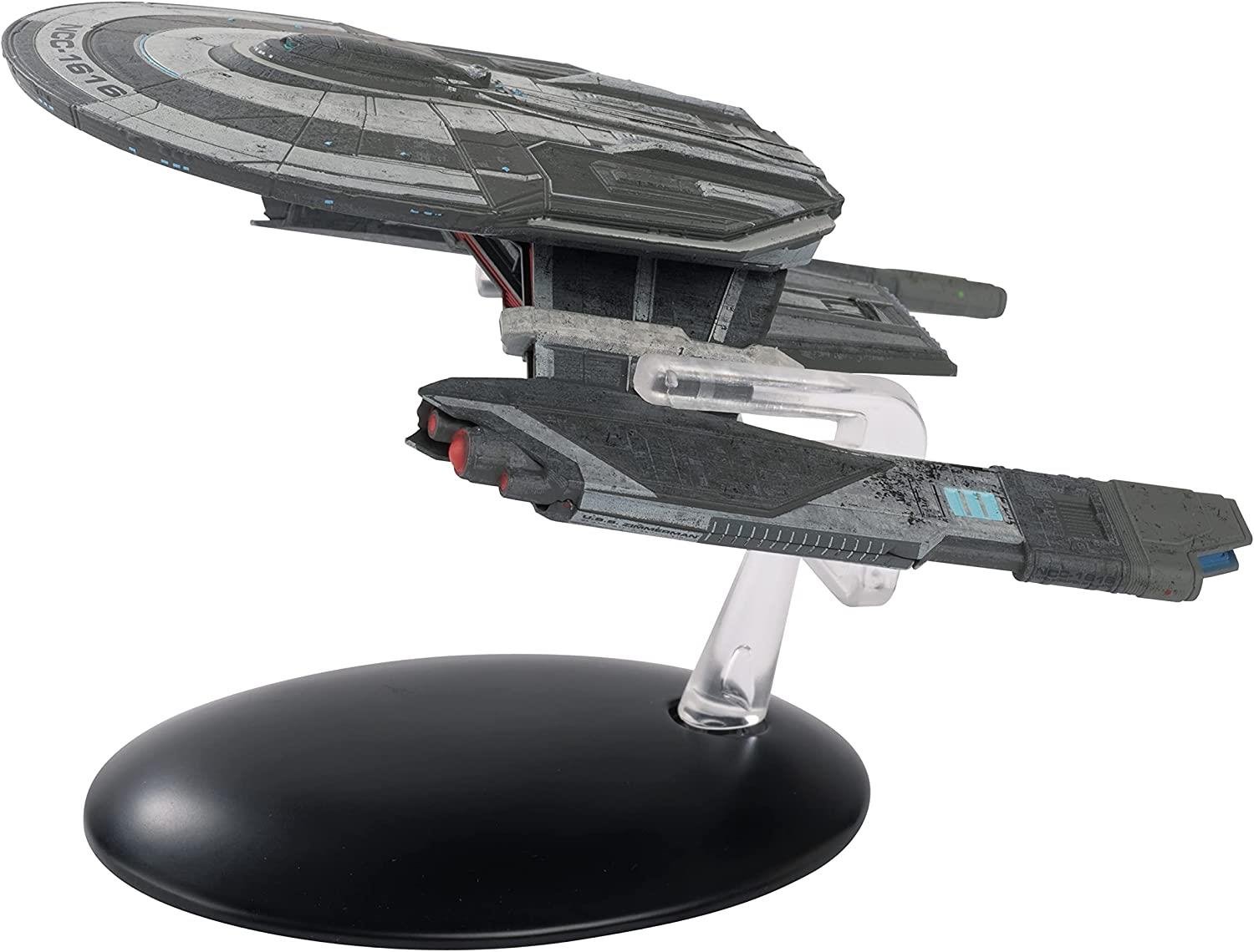 #27 U.S.S. Zimmerman NCC-1616 Starfleet Tug (Helios-class) Discovery Ships Model Diecast Federation Tug Ship (Eaglemoss / Star Trek) Real Merch
