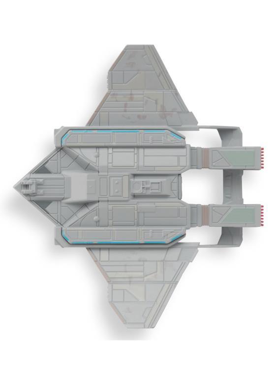 #68 Federation Attack Fighter Model Diecast Ship STDC068 (Eaglemoss / Star Trek) Real Merch