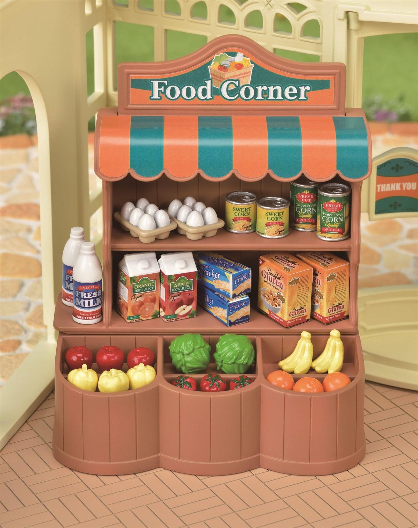 Sylvanian Families Grocery Market Toy Shop Playset for Ages 3 and Up Curious Minds