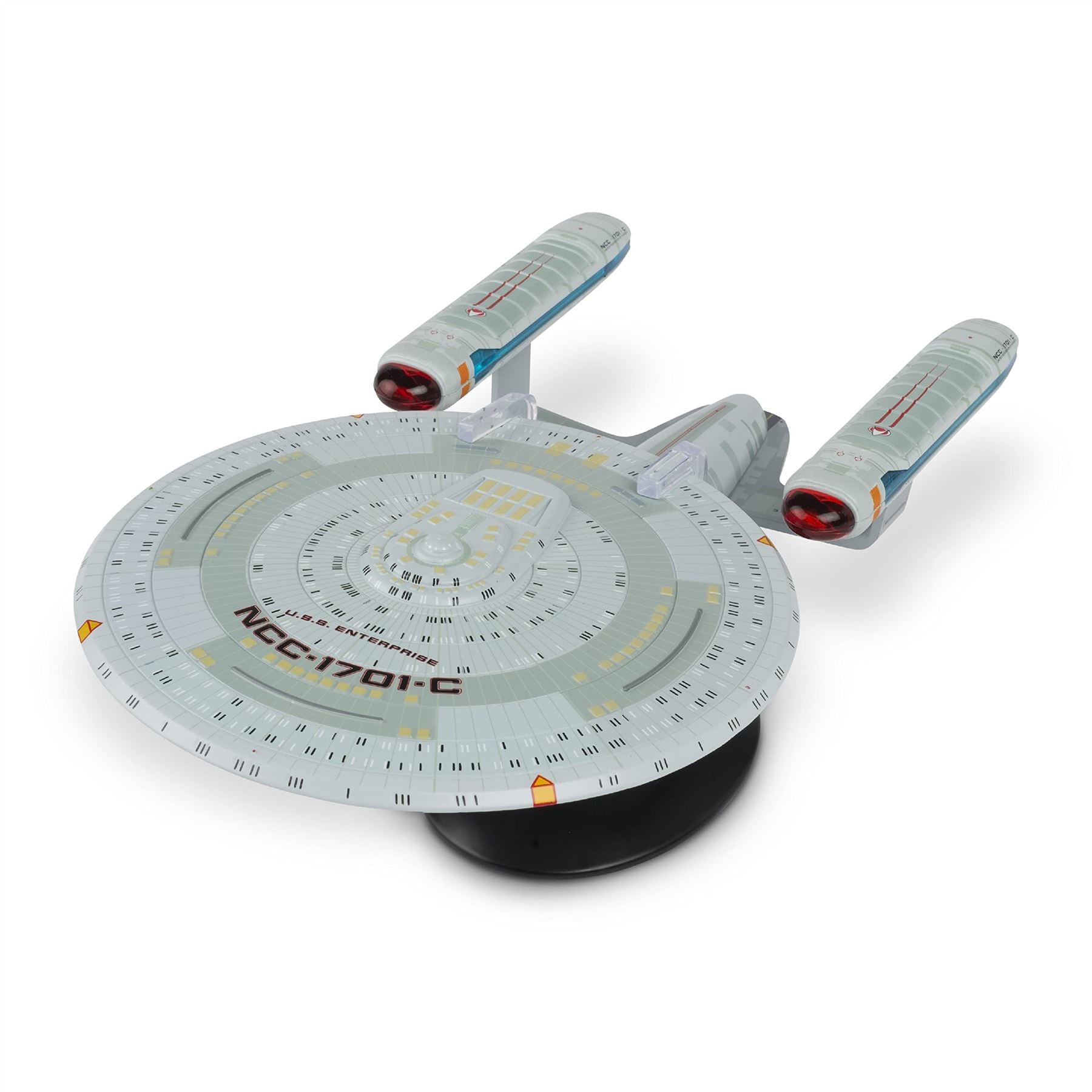 #10 U.S.S. Enterprise NCC-1701-C XL EDITION Model Die Cast Ship (Eaglemoss / Star Trek) Real Merch