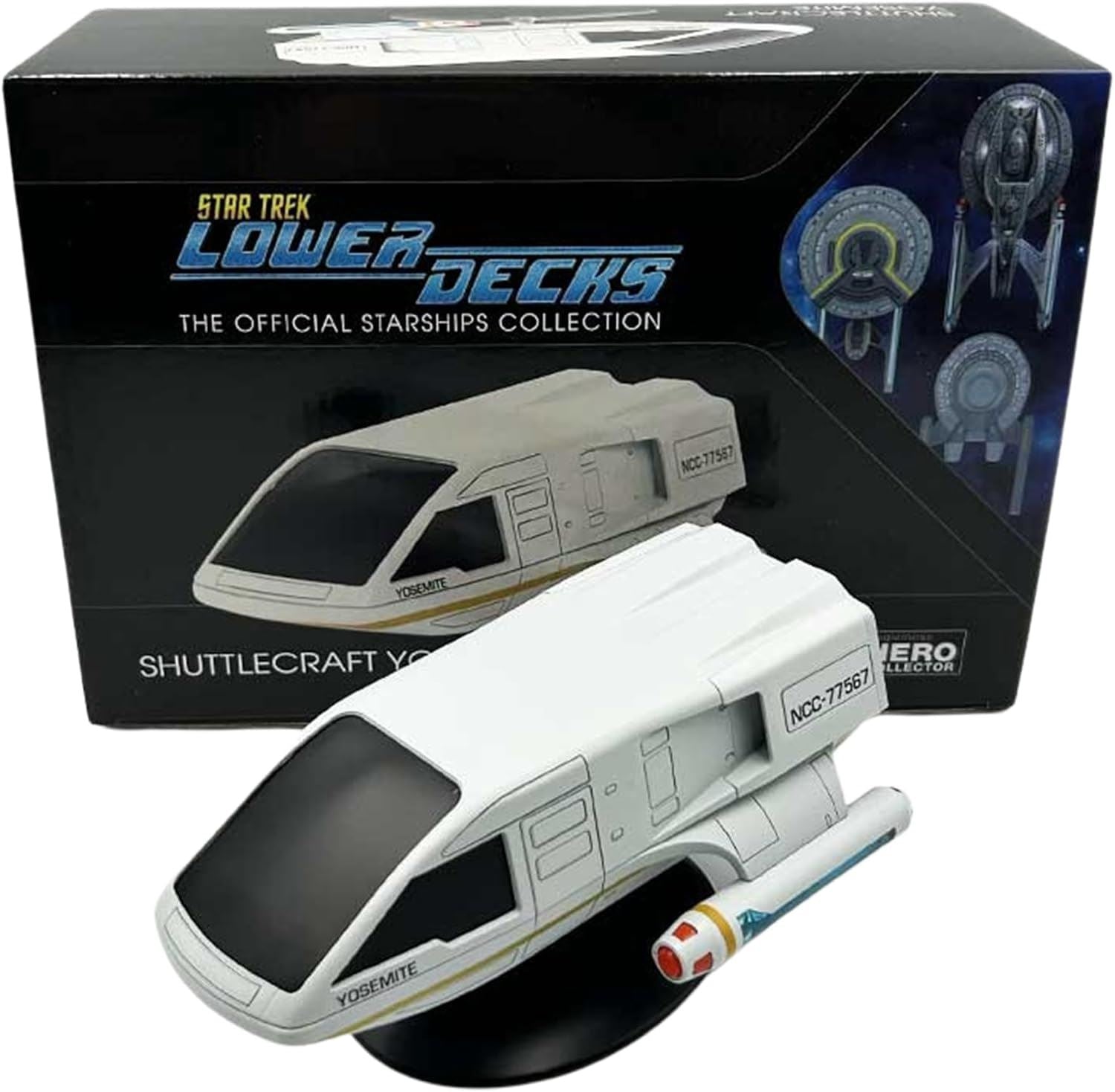 #04 Yosemite Shuttlecraft Model Die Cast Ship (Eaglemoss / Star Trek) Real Merch