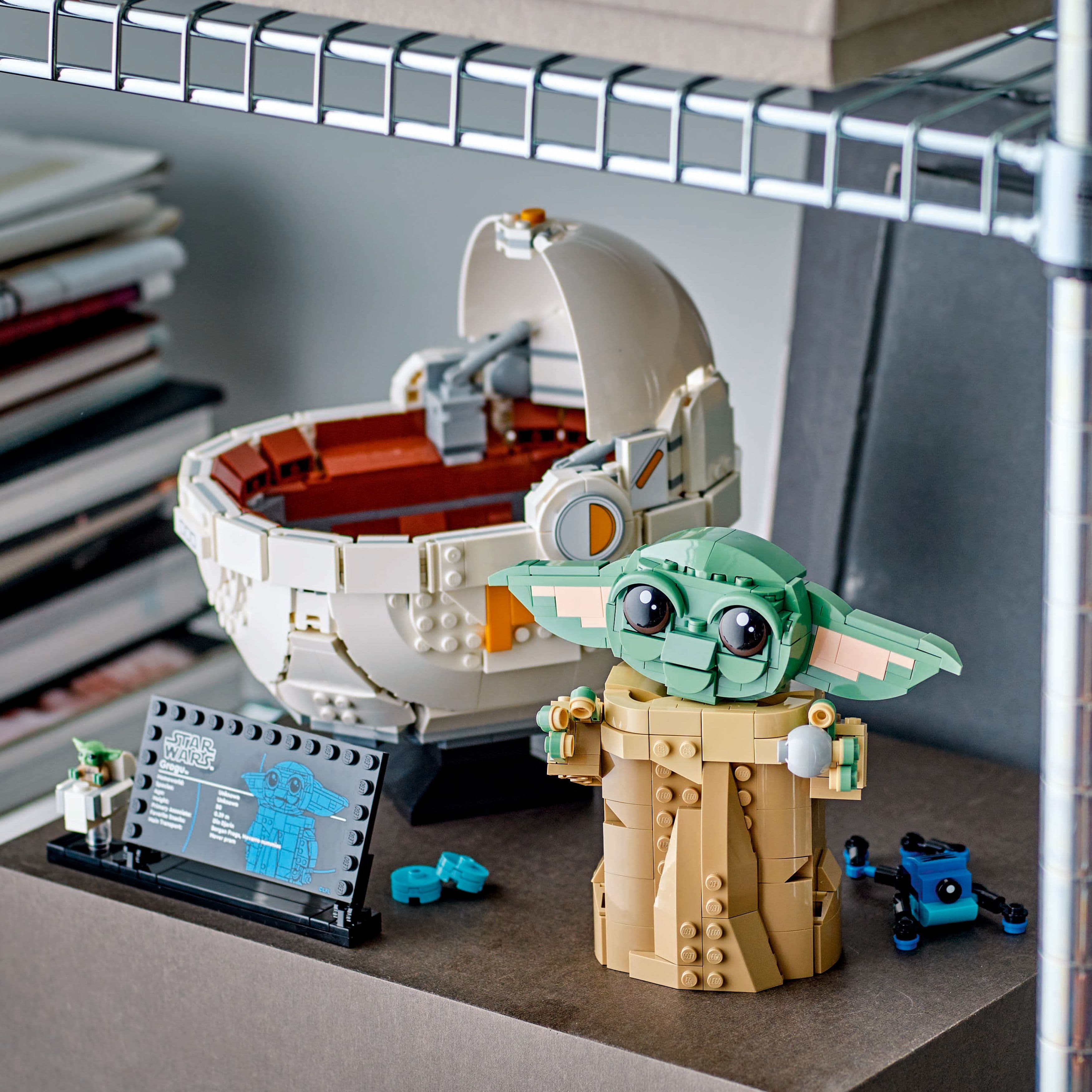 Lego Star Wars 75403 Grogu with Hover Pram Playset for Ages 10 and Up ...