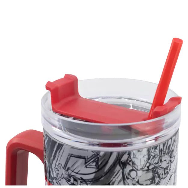 Marvel Pattern Young Adult DW Insulated Stainless Steel XXL Rambler Mug Rooleo