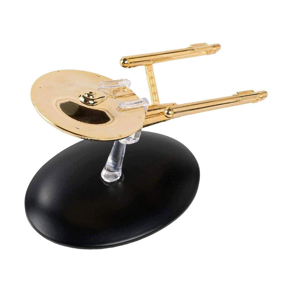 #23 Gold U.S.S. Enterprise NCC-1701 Model Die Cast Ship SPECIAL ISSUE (Eaglemoss / Star Trek) Real Merch
