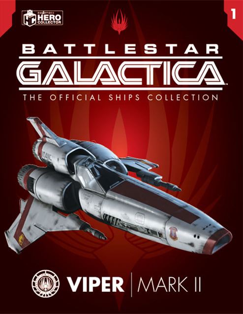 #01 Viper Mark II Cpt Kara Thrace "STARBUCK" 8757NC Model Diecast Ship (Eaglemoss / Battlestar Galactica) Real Merch
