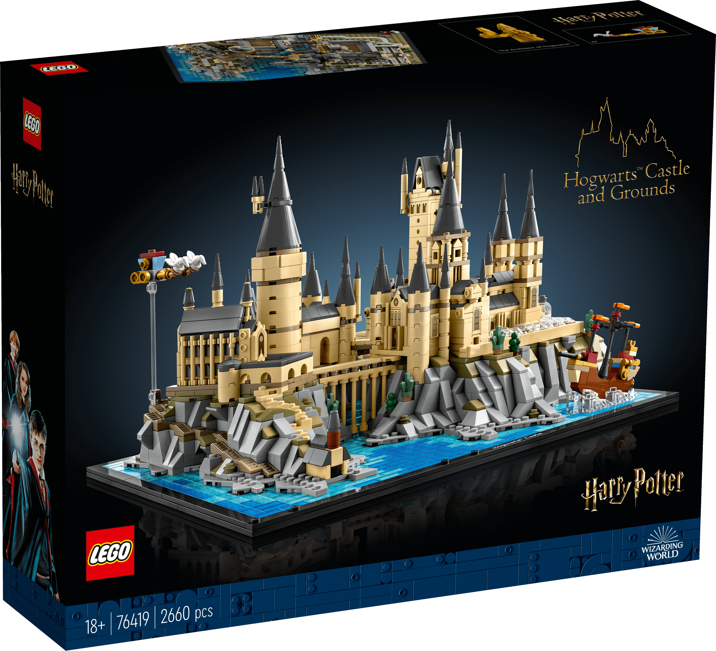 Lego Harry Potter 76419 Hogwarts Castle and Grounds for Ages 18 and Up Curious Minds