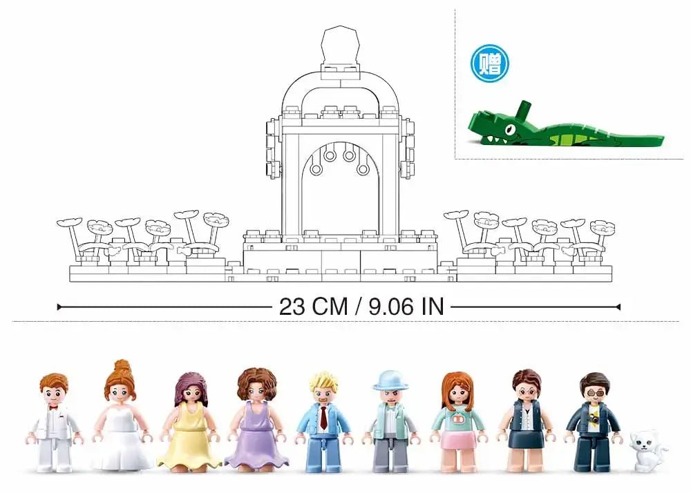 Sluban Girls Dream Wedding Garden Party Building Brick Set Sluban