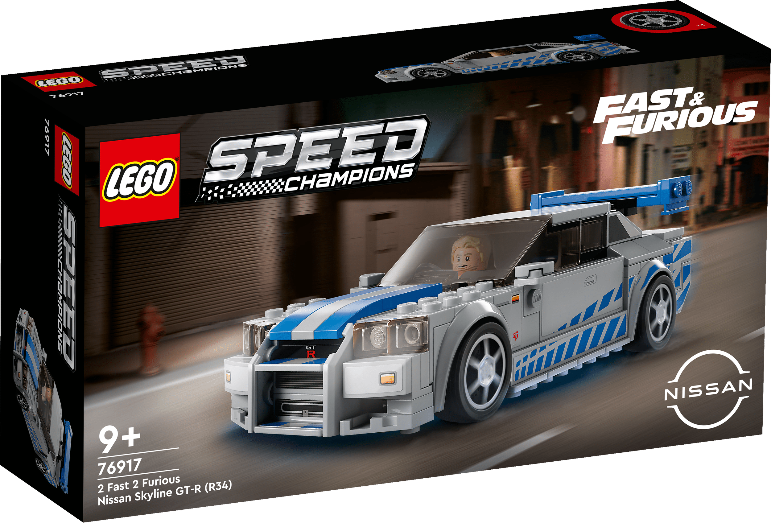 Lego Speed Champions 76917 2 Fast 2 Furious Nissan Skyline GT-R (R34) Curious Minds