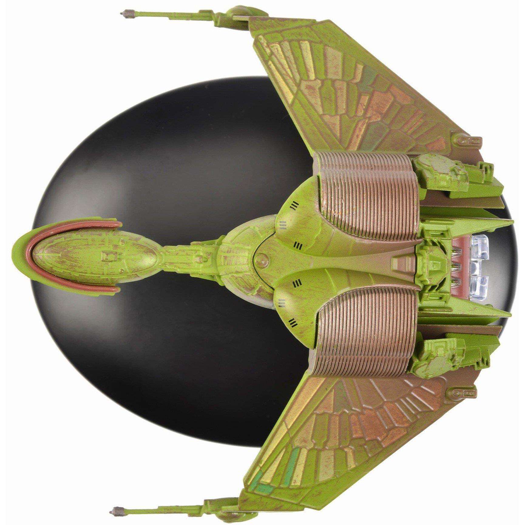 #107 Klingon Bird-of-Prey (Attack Position) Die-Cast Model Ship (Eaglemoss / Star Trek) Real Merch