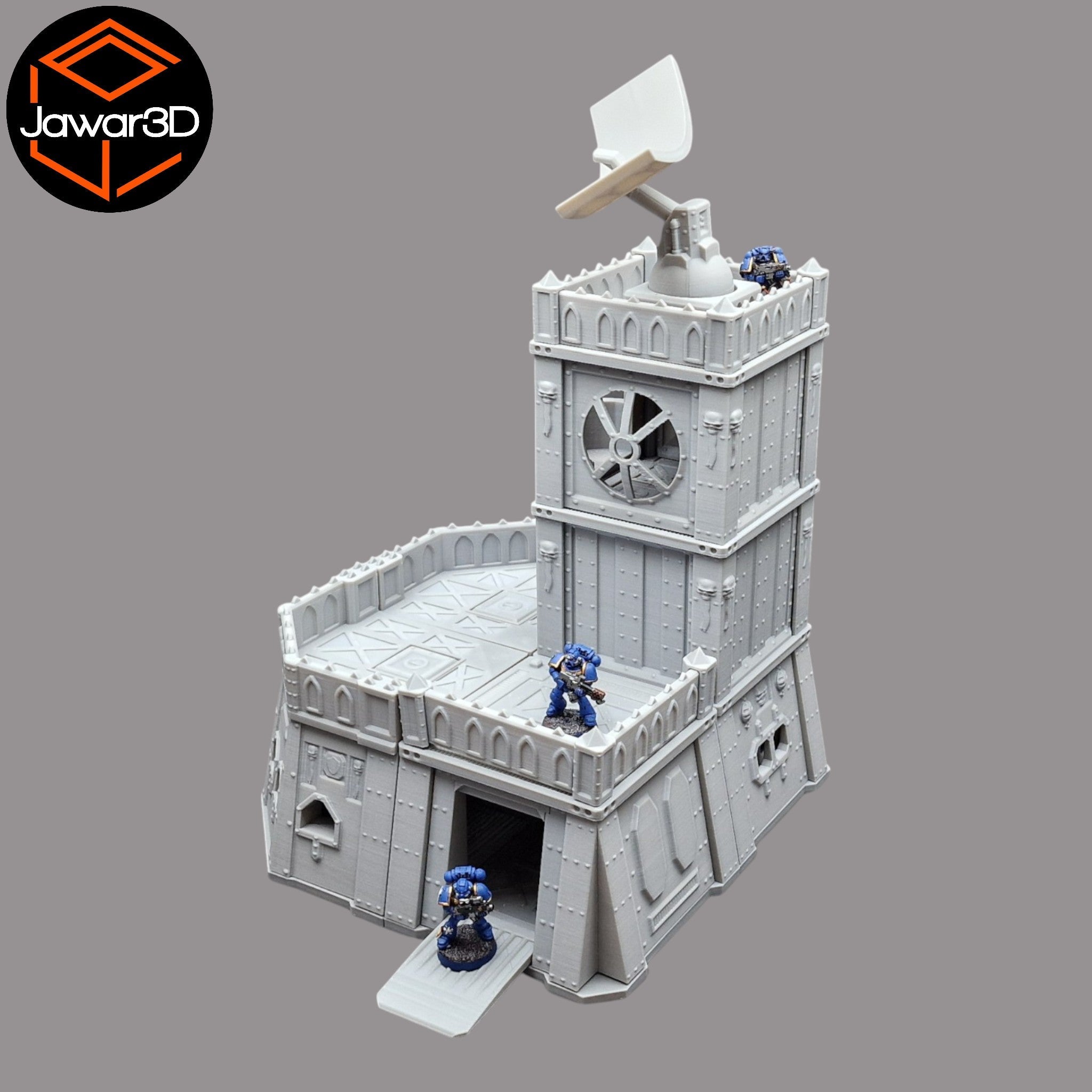 Command Station - 28mm Wargaming Scatter Terrain Scenery Tabletop Miniature Jawar3d