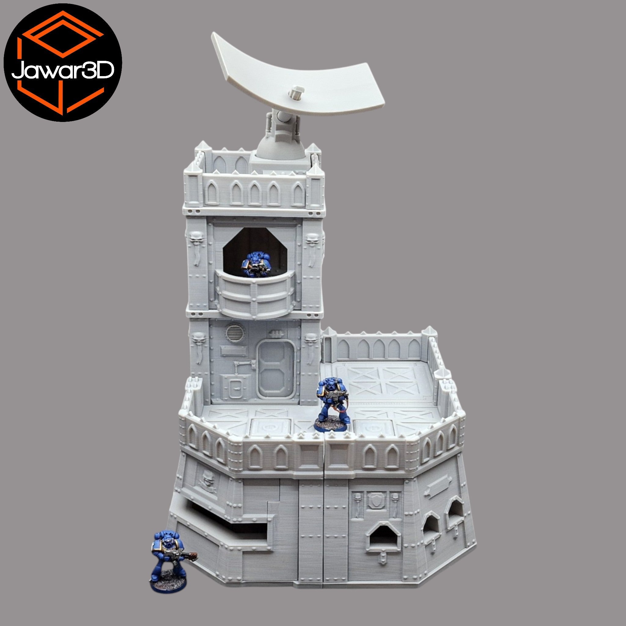 Command Station - 28mm Wargaming Scatter Terrain Scenery Tabletop Miniature Jawar3d