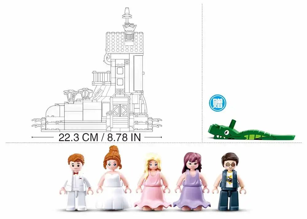 Sluban Girls Dream Wedding Room Building Brick Set Sluban