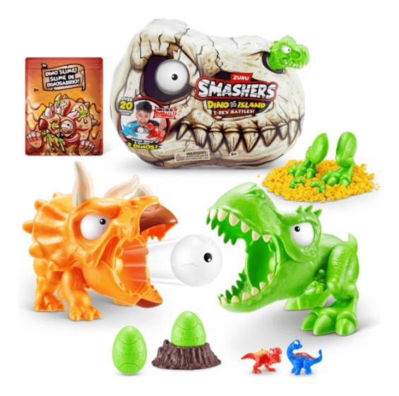 Smashers - Dino Island Mini T-Rex Battle S1 Assorted Zuru