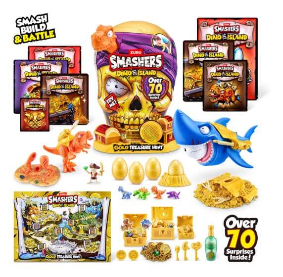 Zuru Smashers Dino Island S1 Gold Treasure Hunt Zuru