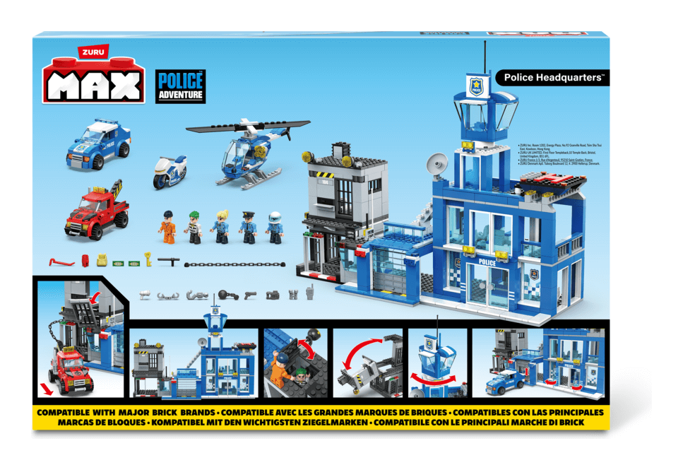 Zuru - Max City 870 Brick Box Playset Zuru