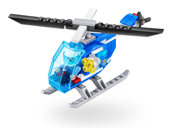 Zuru Max City Police Adventure Police Station 321 Piece Building Brick Playset Zuru