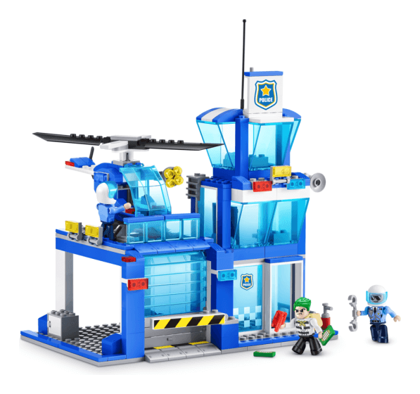 Zuru Max City Police Adventure Police Station 321 Piece Building Brick Playset Zuru