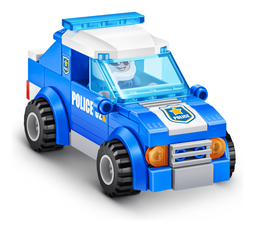 Zuru Max City Police Adventure Police Chase 125 Piece Building Brick Playset Zuru