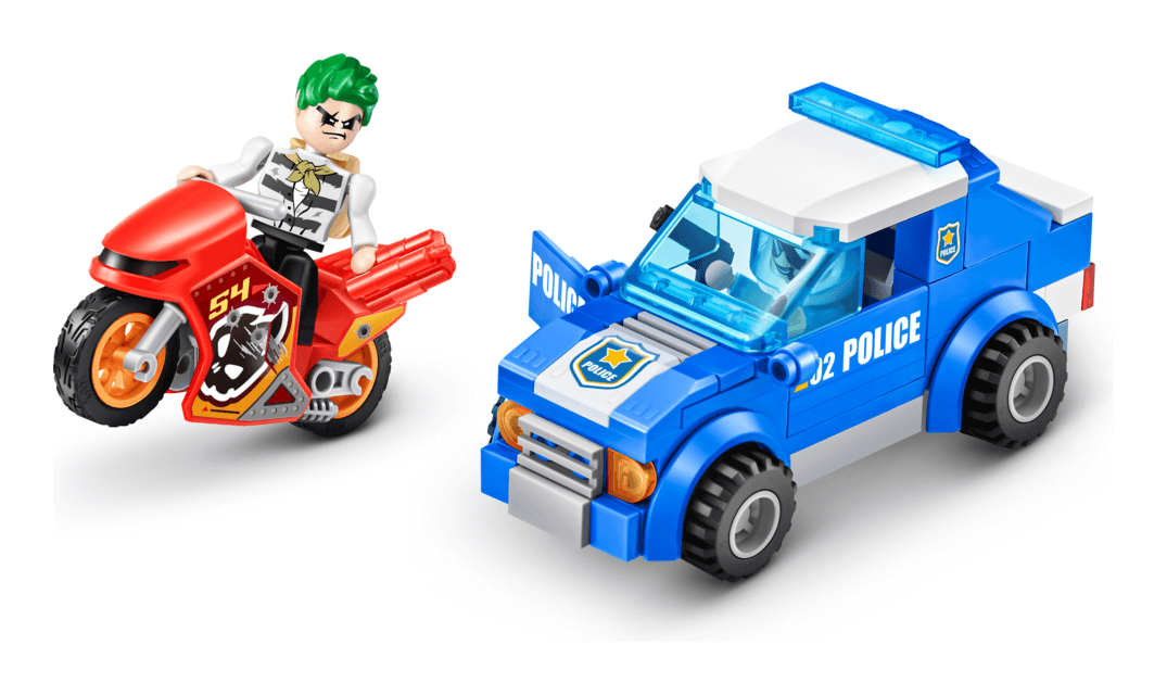 Zuru Max City Police Adventure Police Chase 125 Piece Building Brick Playset Zuru