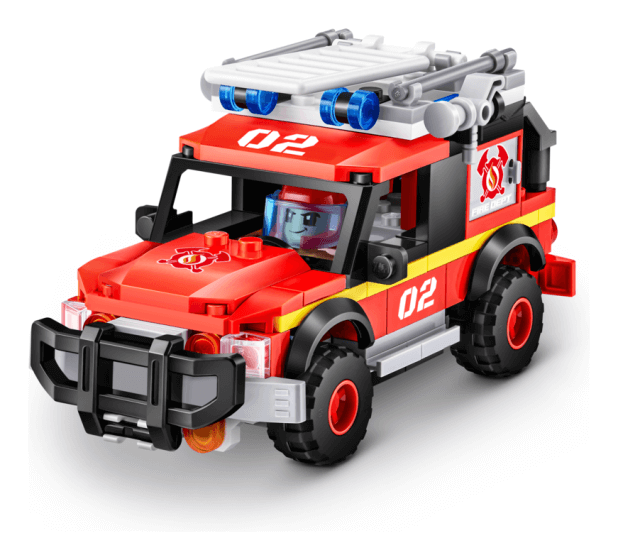 Zuru Max Fire Adventure Fire Rescue 265 Piece Building Brick Playset Zuru