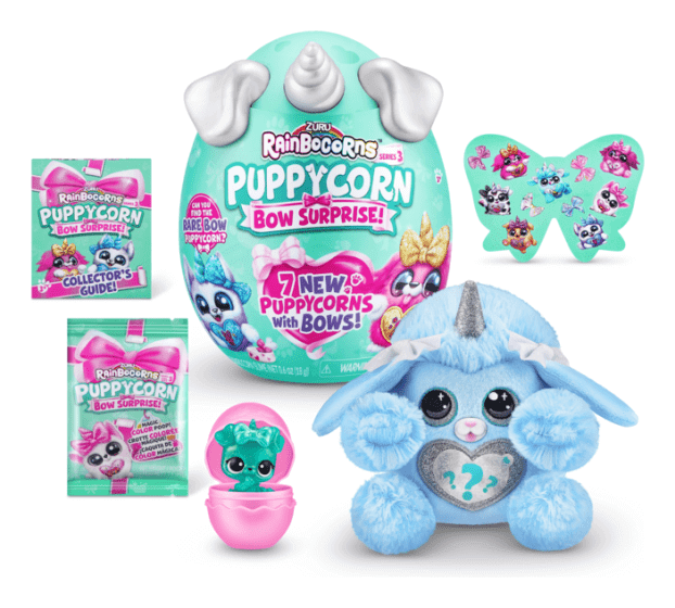 Zuru Rainbowcorns Puppycorn Bow S6 Grey Zuru