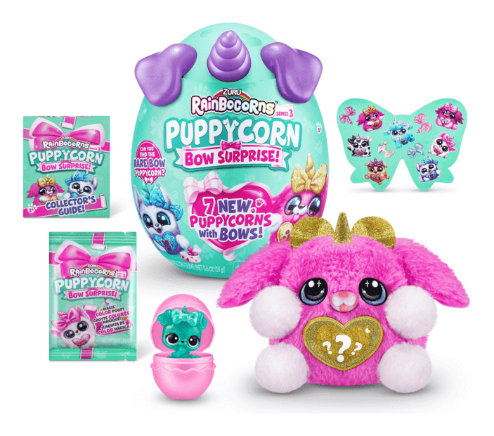 Zuru Rainbowcorns Puppycorn S6 Bow Purple Zuru
