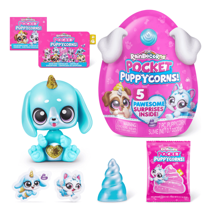 Zuru Rainbowcorns Pocket Puppycorn Small S1 Assorted Zuru