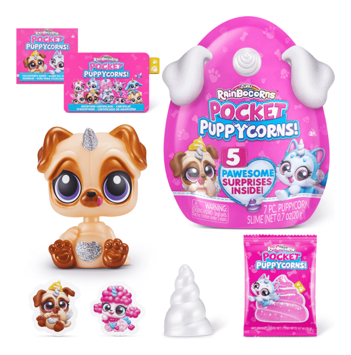 Zuru Rainbowcorns Pocket Puppycorn Small S1 Assorted Zuru