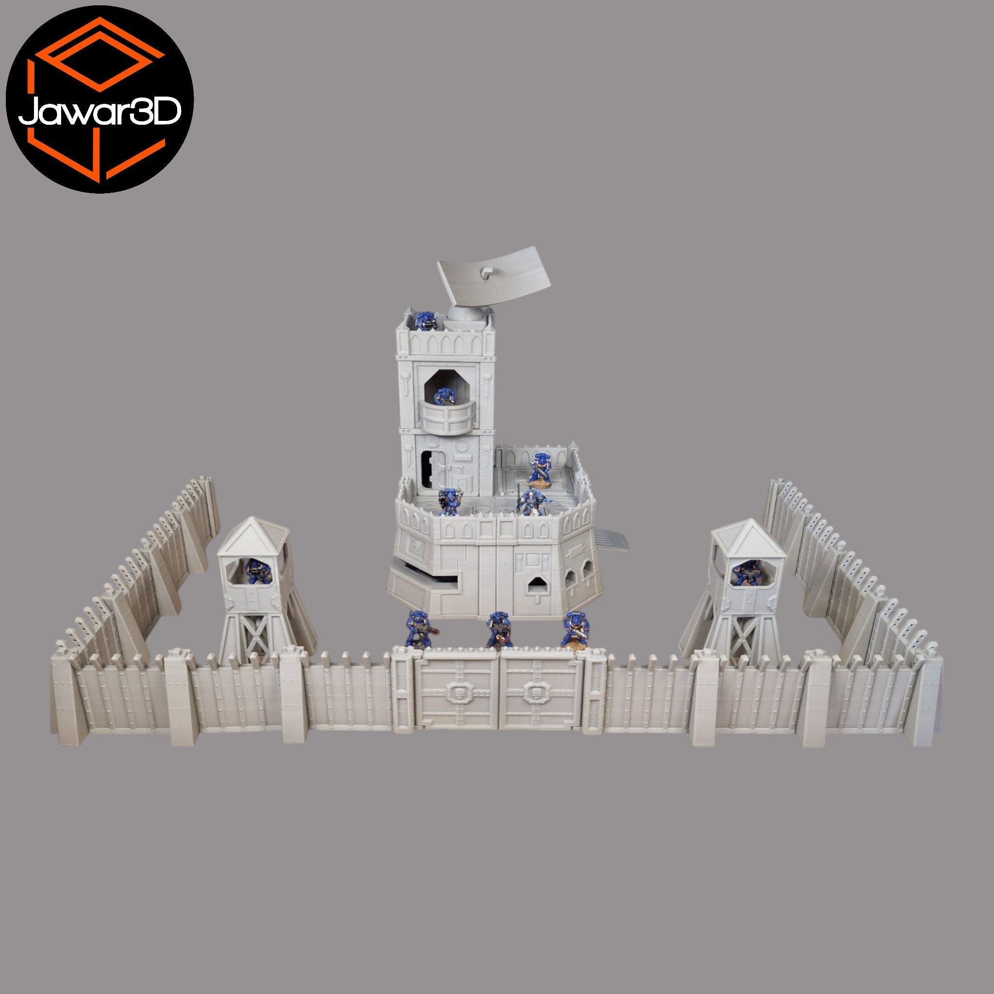 Command Station Set - 28mm Wargaming Scatter Terrain Scenery Tabletop Miniature Jawar3d