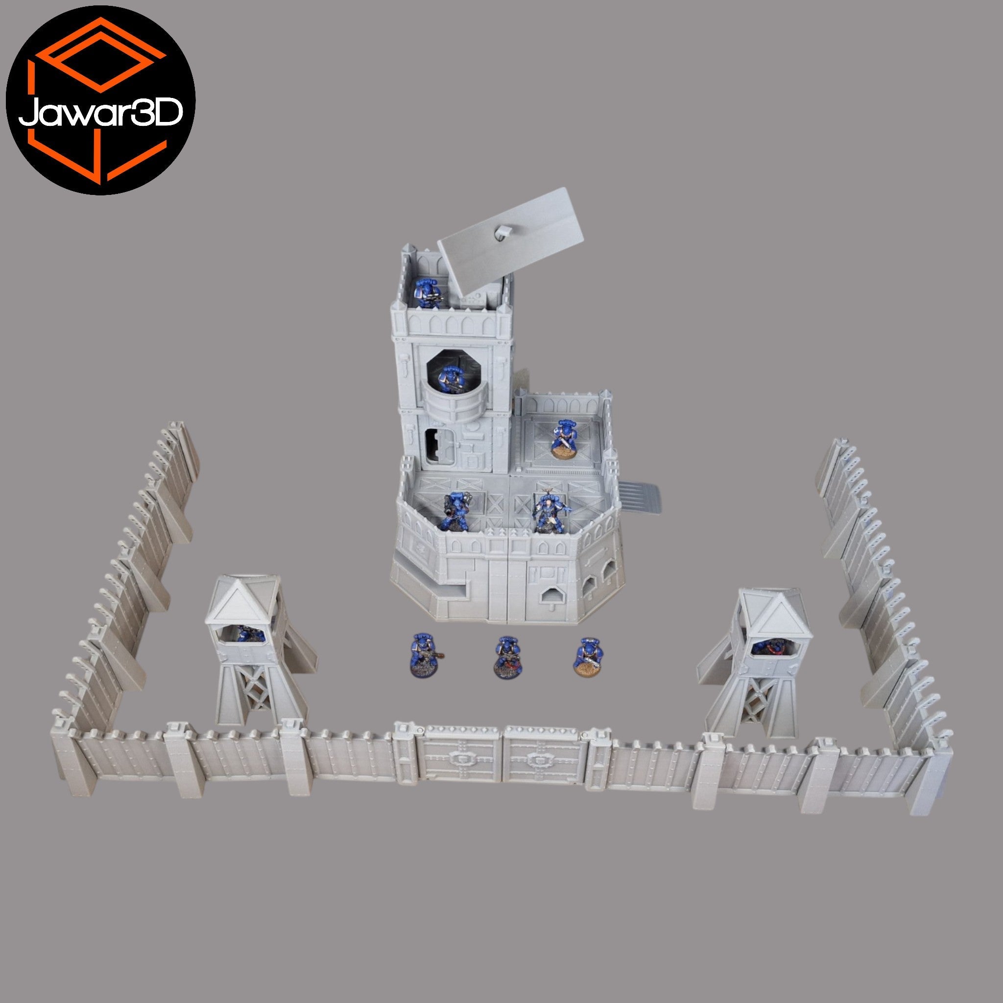 Command Station Set - 28mm Wargaming Scatter Terrain Scenery Tabletop Miniature Jawar3d