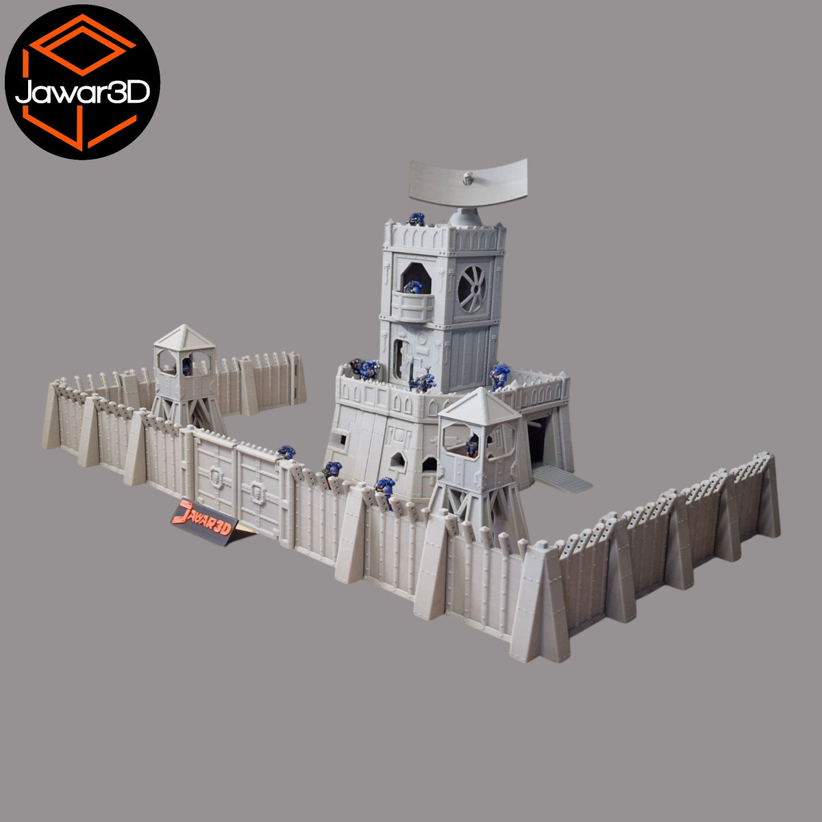 Command Station Set - 28mm Wargaming Scatter Terrain Scenery Tabletop Miniature Jawar3d