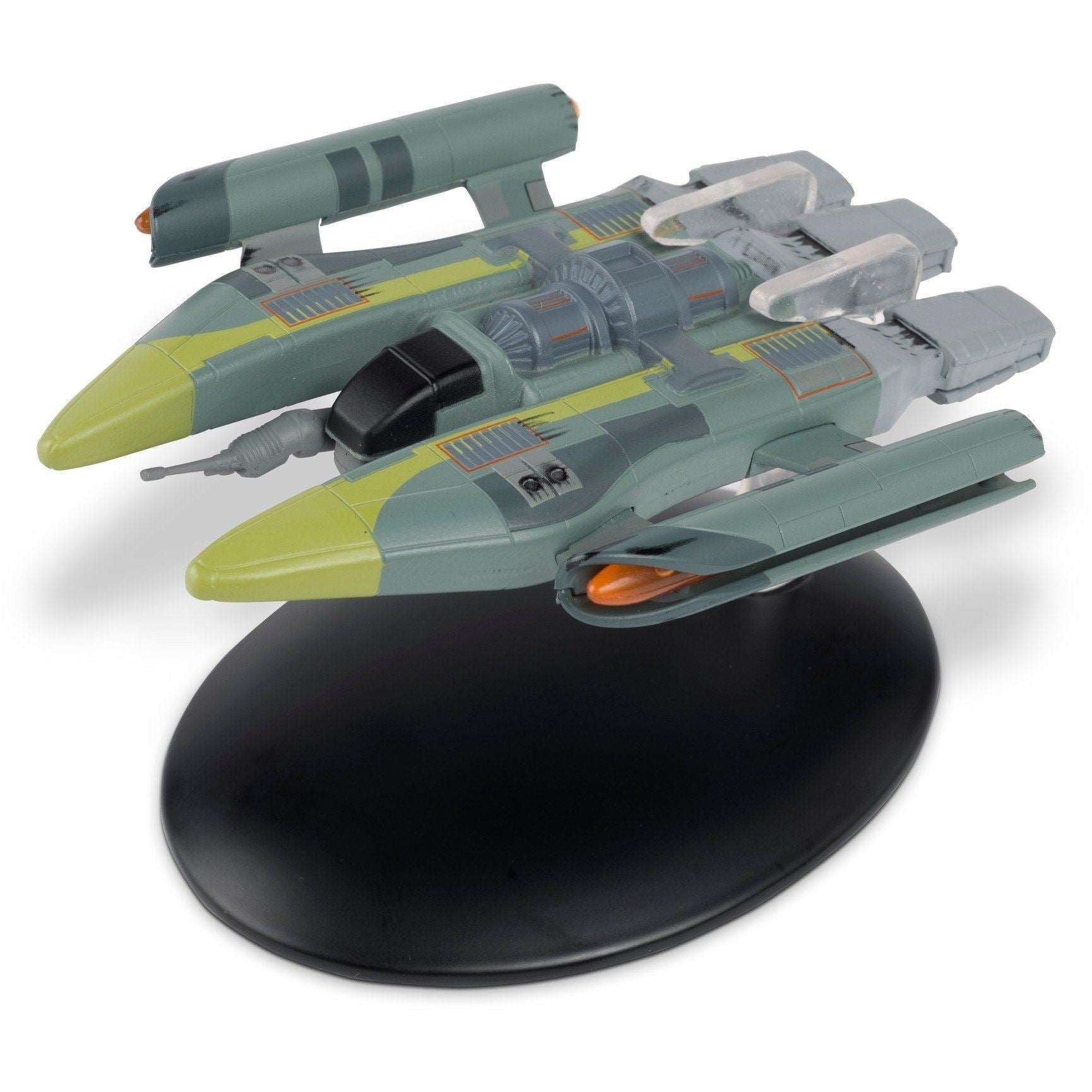 #139 Vaadwaur Assault Fighter Model Die Cast Ship (Eaglemoss / Star Trek) Real Merch