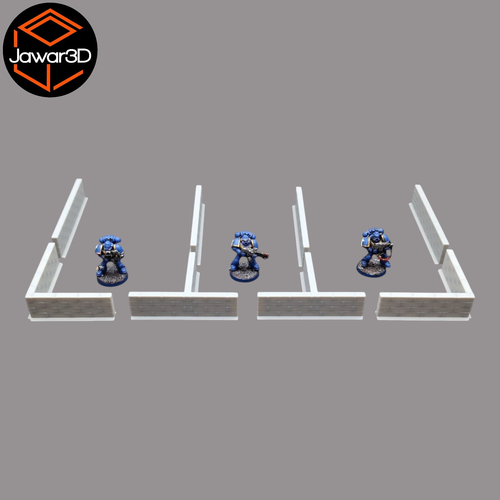 Wall Selections - 28mm Wargaming Scatter Terrain Scenery Tabletop Miniature Jawar3d